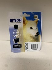 Original Epson T0961 C13T09614010 Photo Black Stylus Photo R2880 Huskie Husky