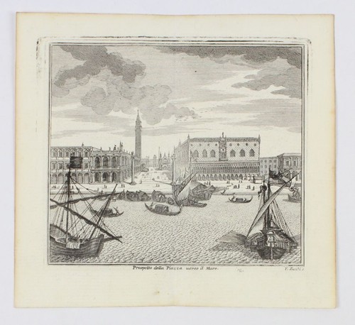 Prospetto della piazza verso - prospetto,
