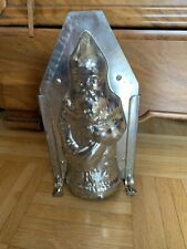 Schöne alte Nikolaus Schokoladenform Nikolaus Weihnachtsmann Backform Metall
