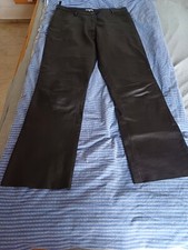 Marks & Spencer Lederhose echtes Nappa UNA Gr. 42 (14) NEU schwarz