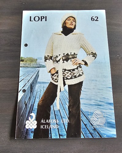 Vintage icelandic strickmuster - vintage,