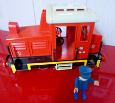 Playmobil Diesel-Lok 4050 (aus 4025) Spur G-LGB-alt-gebraucht-ohne OVP (u.a.Aukt