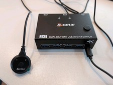 4K KVM Switch 2PC 2Monitore