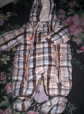 Knuffiger warmer Schneeanzug "Kanz", kariert, neuw. Gr.56/62