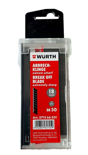 Würth 50x abbrechklingen - würth,