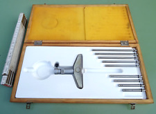 Tiefenmesser 10-100 mm Tiefenmessschraube Tiefen Mikrometer Meßschraube Meßgerät