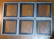 6 X Jung LS990 Rahmen 1fach Edelstahl ES2981