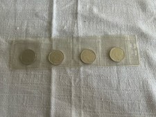 4x 2 Reichsmark Münzen Hindenburg Silber 1936 A , 1937 A , 1938 G, 1939 A