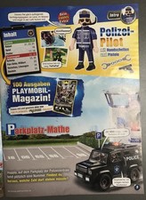 Playmobil Comic Nr.8 Polizei Polizist Rätsel Zeitschrift Heft Blue Ocean Verlag