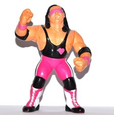 Hasbro WWF Wrestling Figur Serie 4 Bret ``Hitman`` Hart