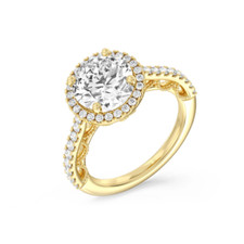 Gelbgold Verlobungsring Lab