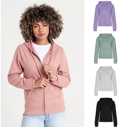 Damen sweatshirtjacke zoodie - sweatshirtjacke,