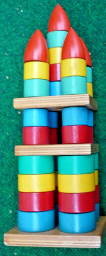 Ddr holz spielzeug - holz, steckspiel
