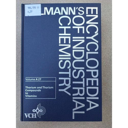 Ullmann encyclopedia of - ullmann's,