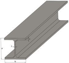 Stahlträger HEA 120  Doppel T-Träger  1,86m Eisen Metall Stahl  Pfeiler Sturz