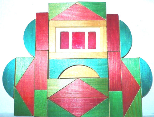 Alte holz bauklötze bausteine - alte,