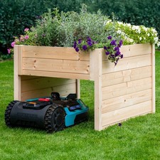 Mährobotergarage Pflanzkasten