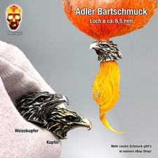 Bartschmuck adlerkopf - bartschmuck,