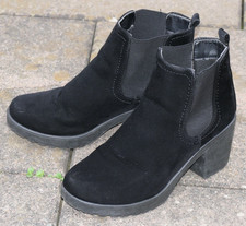 Chelsea Boots Damen Schwarz