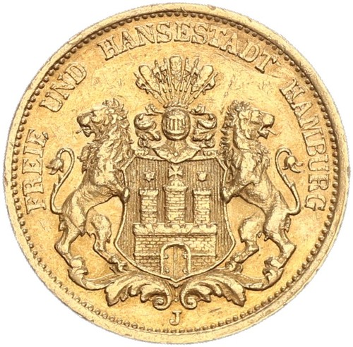 Hamburg stadt mark - hamburg, 20