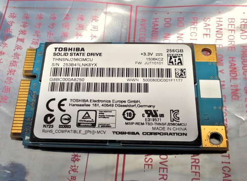 Toshiba msata 256gb - 1,8", ssd