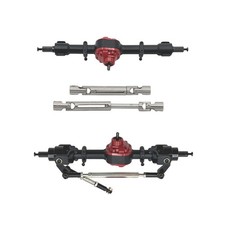 Aluminium-Vorderachse + Antriebswelle für 1/12 MN82T LC79 MN82S MN82Pro MN82 RC