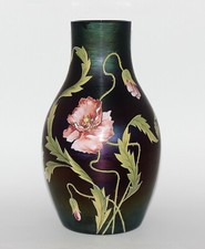 Xxl jugendstil glas vase - jugendstil,