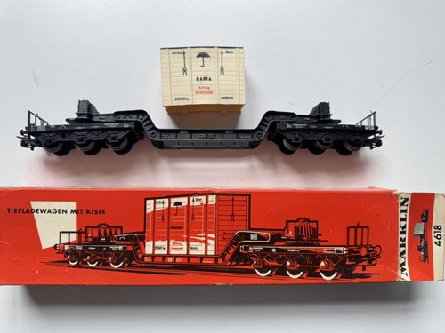 Märklin 4618 tiefladewagen - märklin,