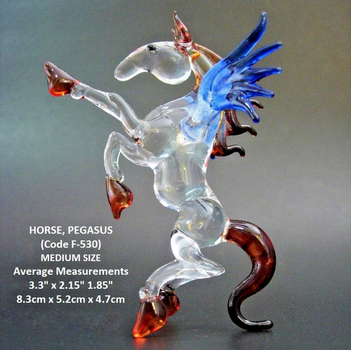 Mundgeblasenes glas pferd - mundgeblasenes,