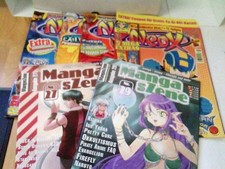 Konvolut: 6 Hefte 4x NeoX Mega Animanga Inhalt und 2x Manga sZene. div. Autoren: