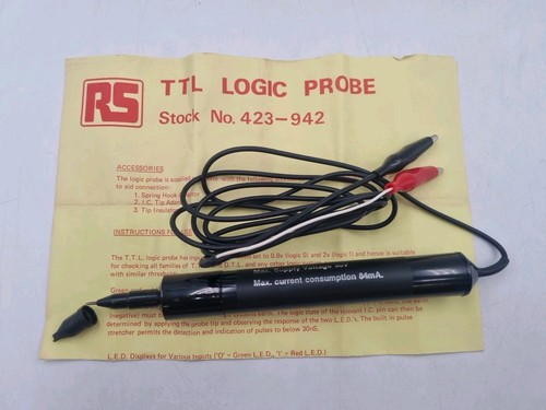 Ttl logic probe stock no - rs,