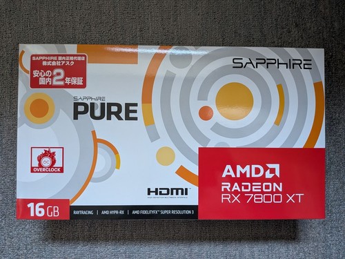 Sapphire pure radeon 7800 - sapphire, rx