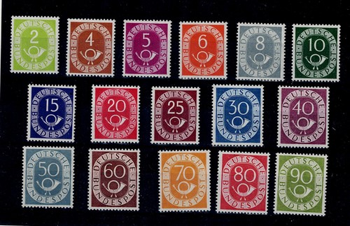 Bund 123 138 posthorn neues - bund, **