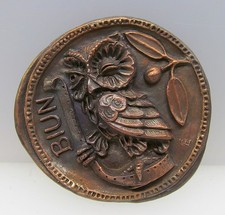 BLUN  Bronze Plakette Medaille