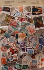 Kollektion BRIEFMARKEN Alle Welt  -  Über 200 Marken 