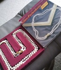 Vintage Glasperlen Kette mit