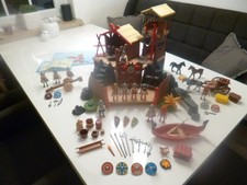 Playmobil 3151  Große Wikinger Festung + Boot + Rammbock + viel Zubehör