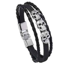 Totenkopf Armband für Herren