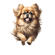 XXL 18X18cm Pekingese Car