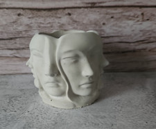 Übertopf Gesicht Vase Deko