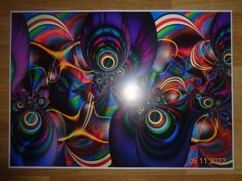 Psychedelic fractal art print - fractal,