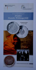 BRD 10 Euro 2012 G, PP, J570; 50 Jahre Deutsche Welthungerhilfe