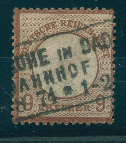 Deutsches reich 1872 27c - nr,