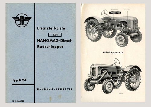 Hanomag schlepper 24 - hanomag, r