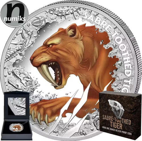 Säbelzahntiger sabre toothed - säbelzahntiger, sabre-toothed