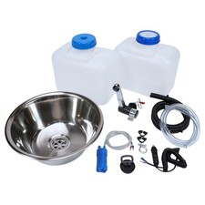 12v camping spüle rund 32cm - 12v,