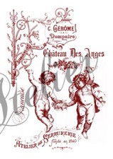 BÜGELBILD-Vintage-Shabby-Nost