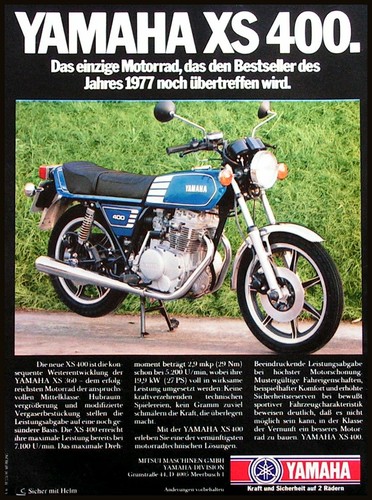 Yamaha 400 originale - yamaha, xs