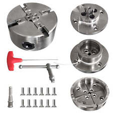 Holz Drehmaschine Chuck Set 1 "x 8 tpi, 4 Zoll 4 Kiefer selbstzentrierende Holzb