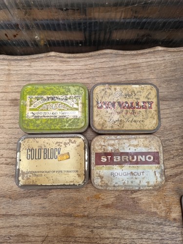 Vintage metall tabakdosen sun - vintage,